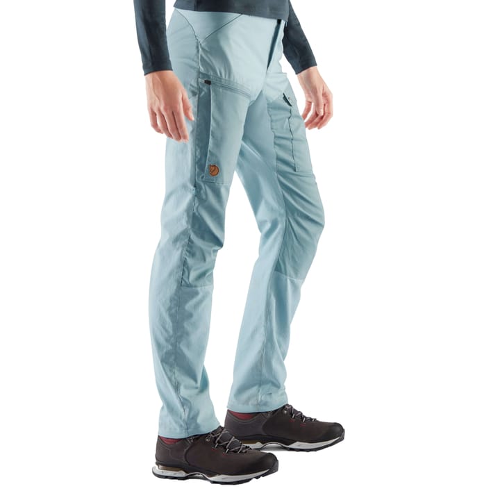 Fjällräven Women's Abisko Midsummer Trousers Short Mineral Blue-Clay Blue Fjällräven