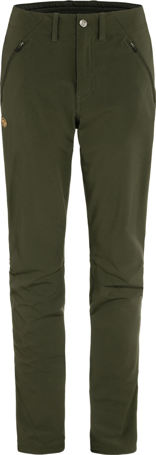 Fjällräven Women's Abisko Trail Stretch Trousers Deep Forest Fjällräven