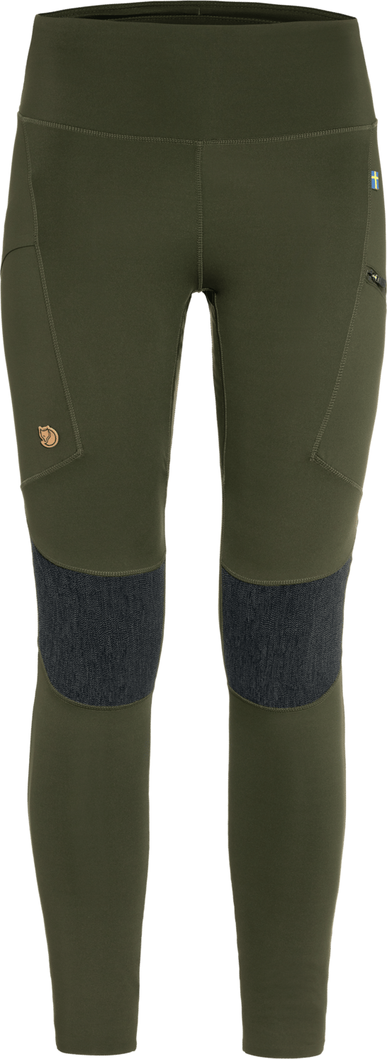 Fjällräven Women's Abisko Trekking Tights HD Deep Forest Fjällräven