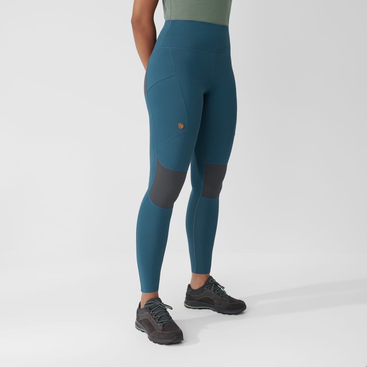 Women's Abisko Trekking Tights Pro Indigo Blue/Iron Grey Fjällräven