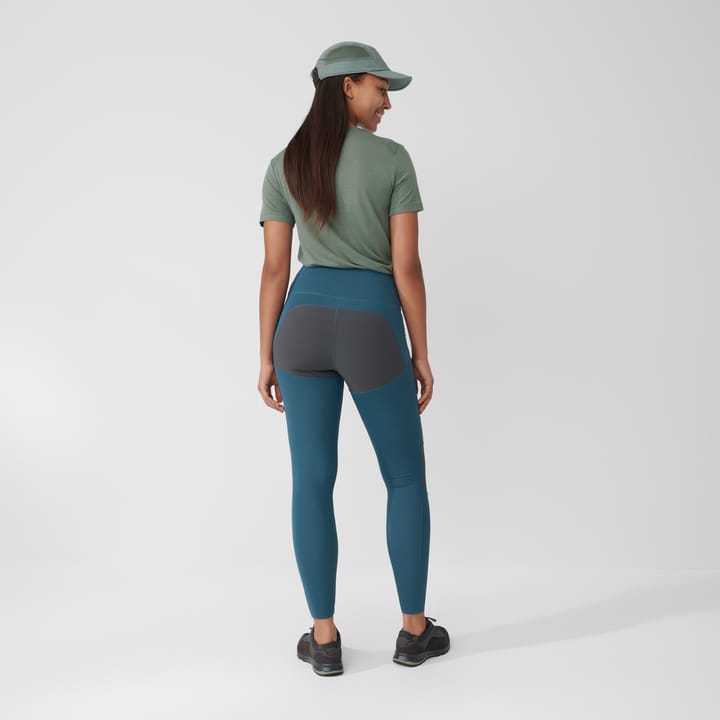 Fjällräven Women's Abisko Trekking Tights Pro Indigo Blue/Iron Grey Fjällräven