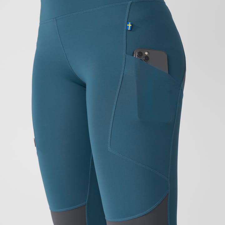 Women's Abisko Trekking Tights Pro Indigo Blue/Iron Grey Fjällräven