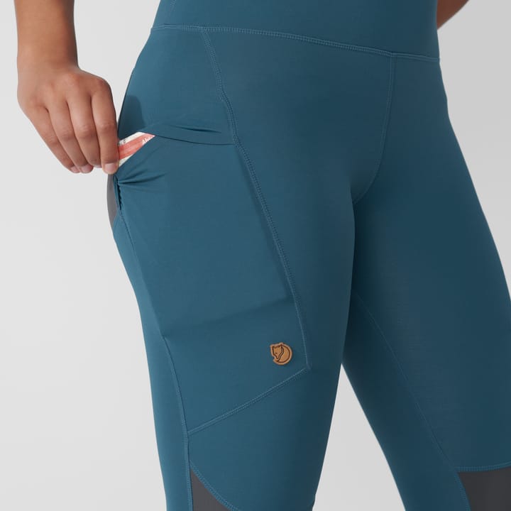 Women's Abisko Trekking Tights Pro Indigo Blue/Iron Grey Fjällräven