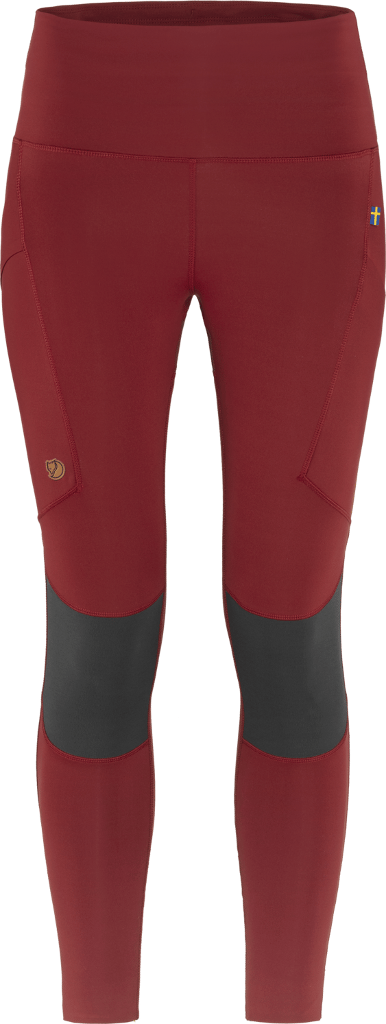 Fjällräven Women's Abisko Trekking Tights Pro Pomegranate Red/Iron Grey