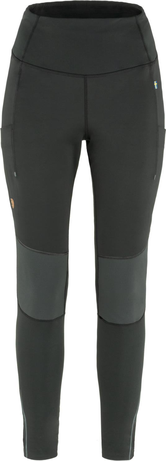 Fjällräven Women's Abisko Värm Trekking Tights Black-Iron Grey Friluftsbukser L