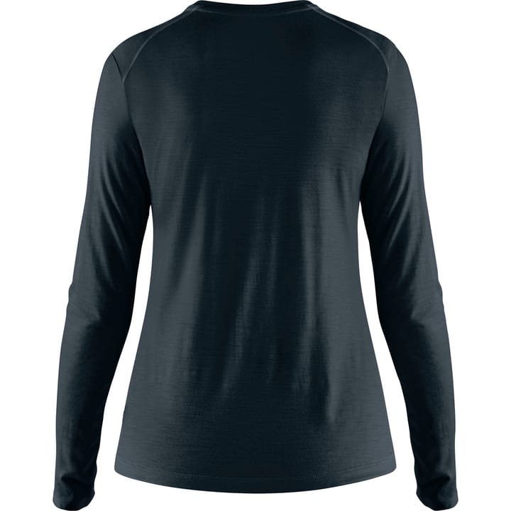 Fjällräven Women's Abisko Wool Ls Dark Navy Fjällräven Fjällräven Women's Abisko Wool Ls Dark Navy Fjällräven