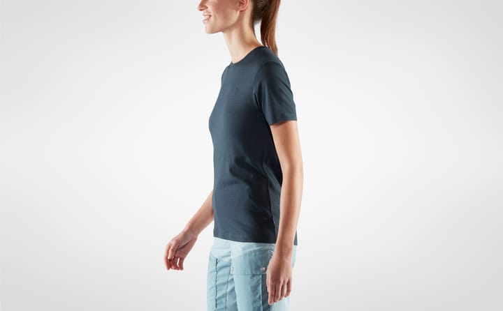 Fjällräven Women's Abisko Wool Short Sleeve Dark Navy Fjällräven