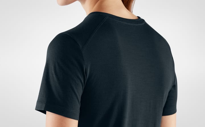 Fjällräven Women's Abisko Wool Short Sleeve Dark Navy Fjällräven
