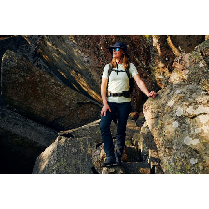 Fjällräven Women's Abisko Wool Short Sleeve Dark Navy Fjällräven
