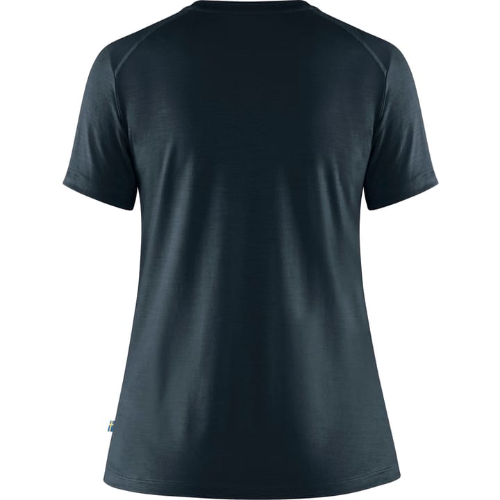 Fjällräven Women's Abisko Wool Short Sleeve Dark Navy Fjällräven