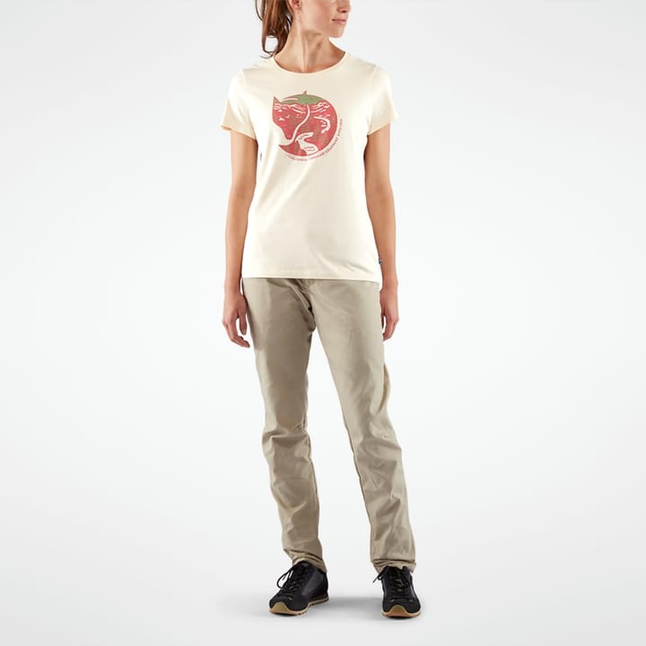 Women's Arctic Fox Print T-shirt Chalk White Fjällräven