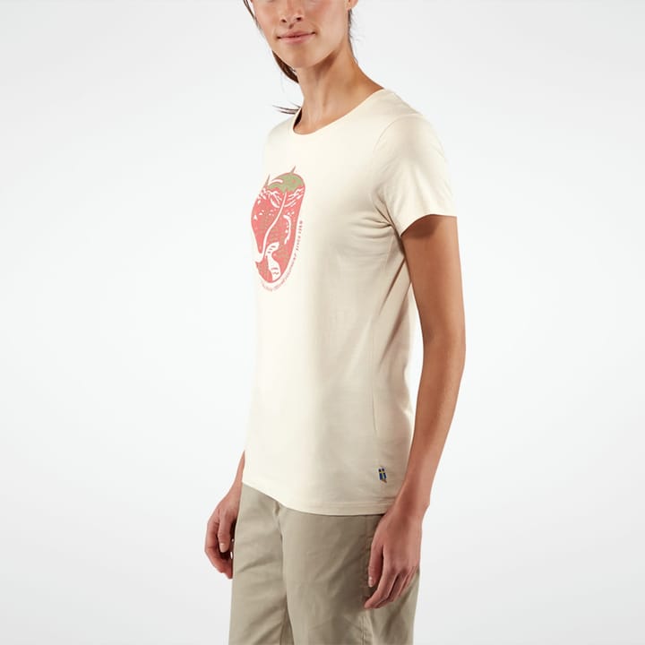Fjällräven Women's Arctic Fox Print T-shirt Indigo Blue Fjällräven