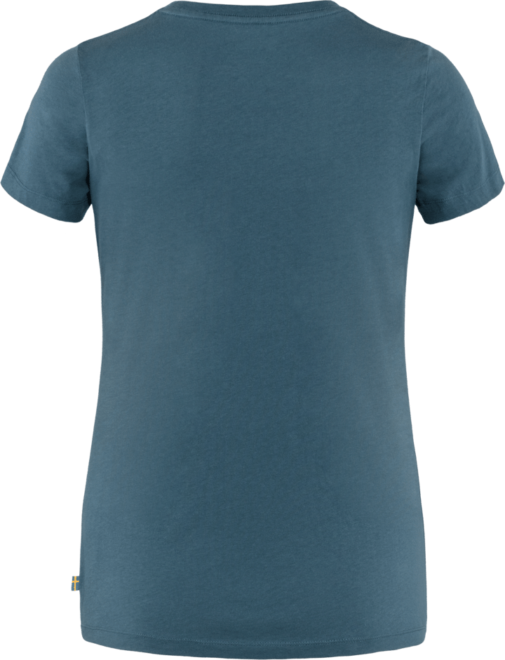 Women's Arctic Fox Print T-shirt Indigo Blue Fjällräven