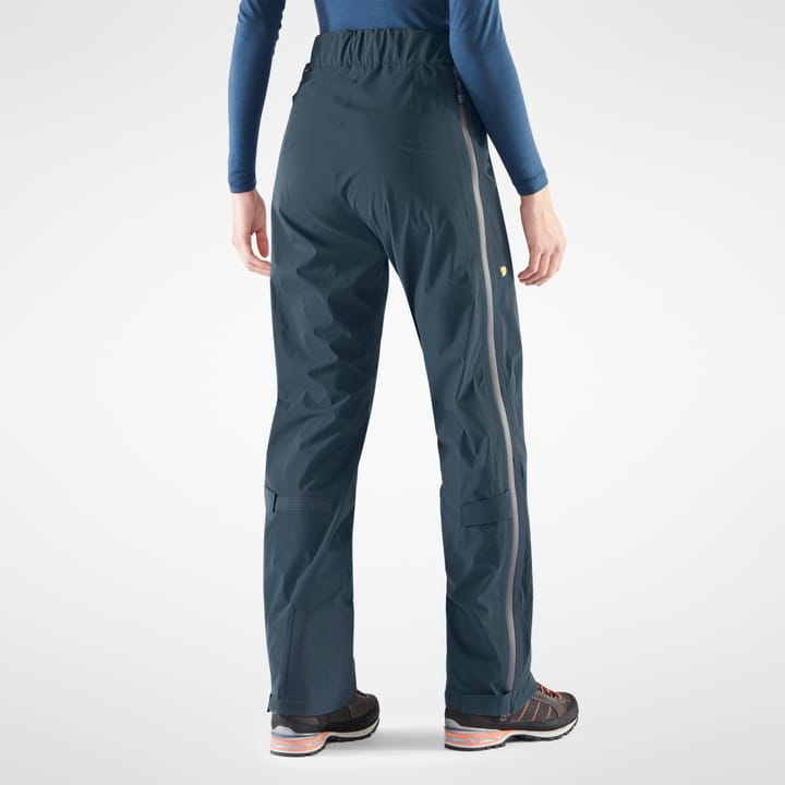 Fjällräven Women's Bergtagen Lite Eco-shell Trousers Regular Mountain Blue Fjällräven