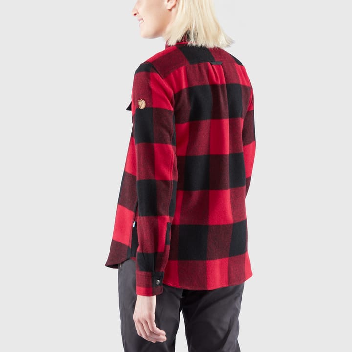 Women's Canada Shirt Longsleeve Red Fjällräven