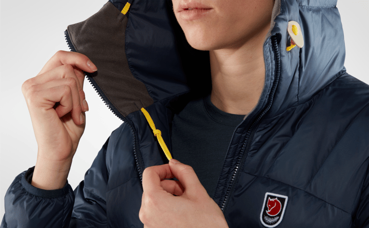 Fjällräven Women's Expedition Pack Down Hoodie Un Blue Fjällräven