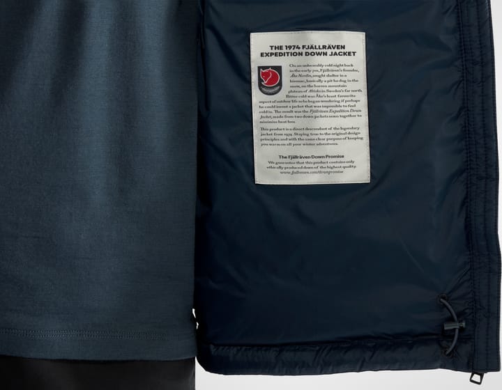 Fjällräven Women's Expedition Pack Down Hoodie Un Blue Fjällräven