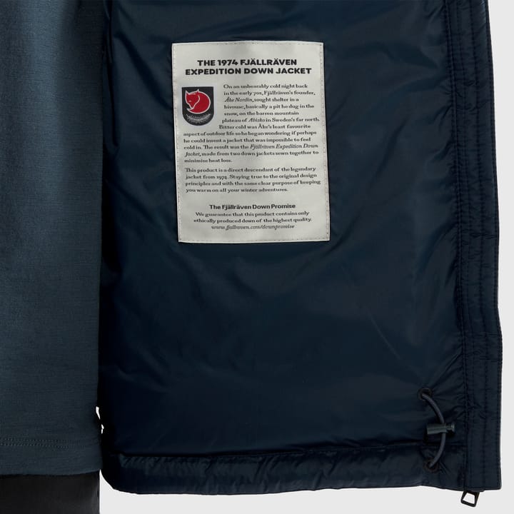 Fjällräven Women's Expedition Pack Down Hoodie Mustard Yellow Fjällräven