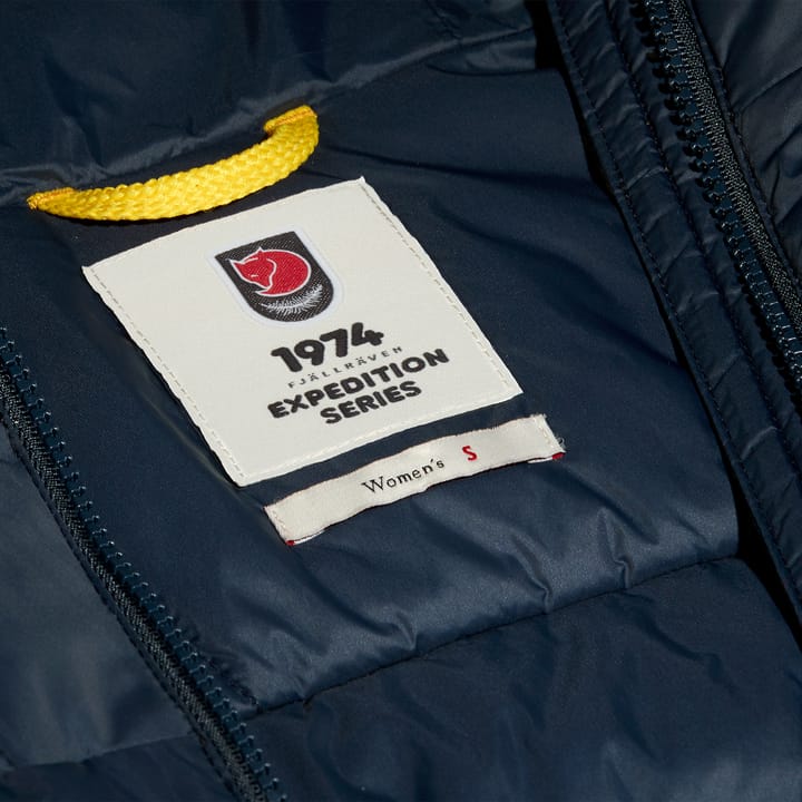 Fjällräven Women's Expedition Pack Down Hoodie Mustard Yellow Fjällräven