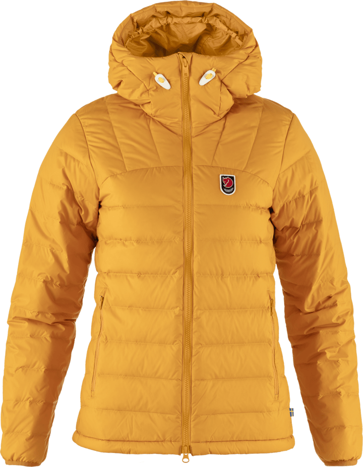 Fjällräven Women's Expedition Pack Down Hoodie Mustard Yellow Fjällräven