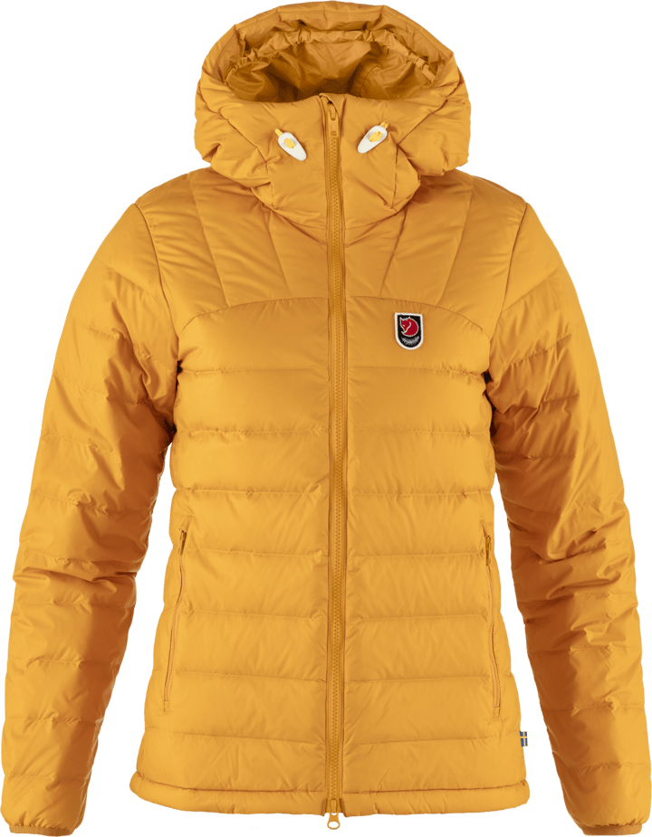Fjällräven Women's Expedition Pack Down Hoodie Mustard Yellow Fjällräven