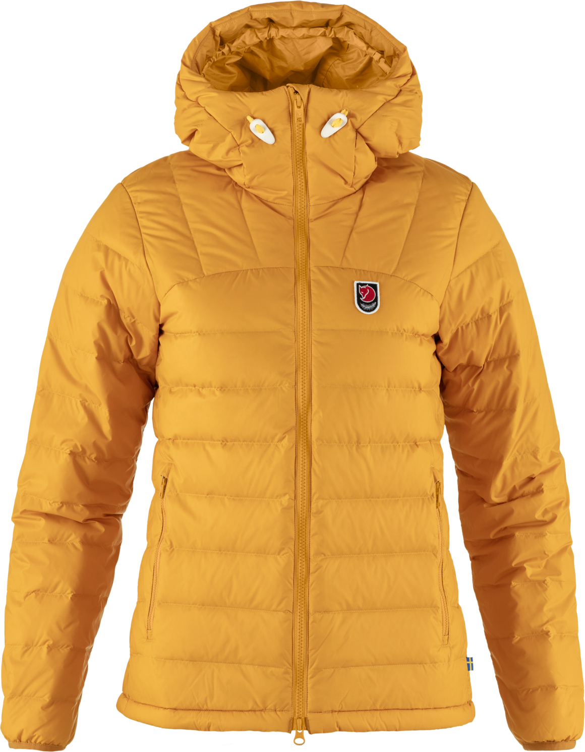 Women’s Expedition Pack Down Hoodie Mustard Yellow