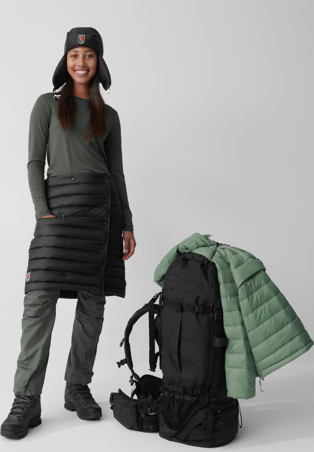 Fjällräven Women's Expedition Pack Down Skirt Black