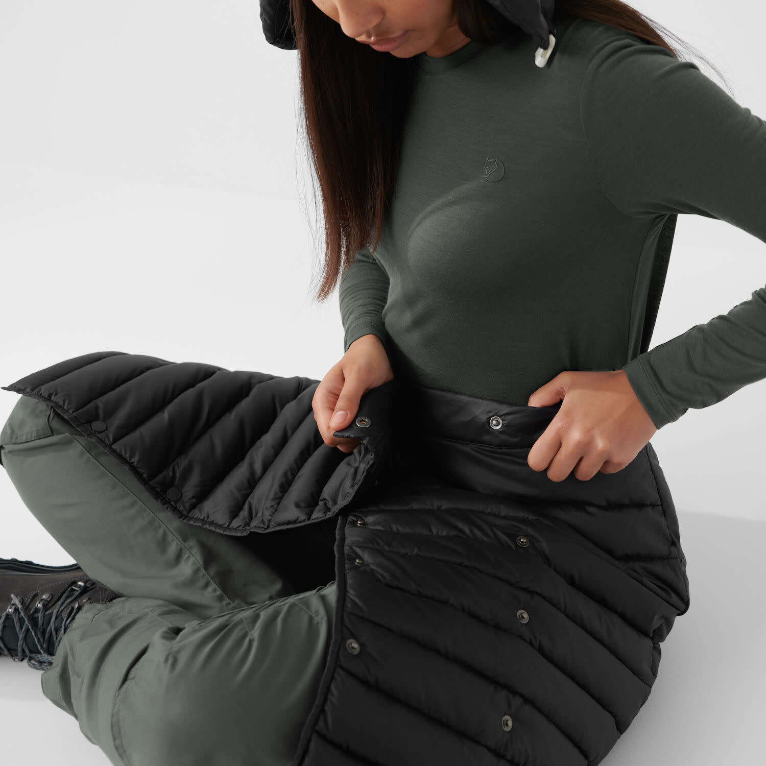 Fjällräven Women's Expedition Pack Down Skirt Black