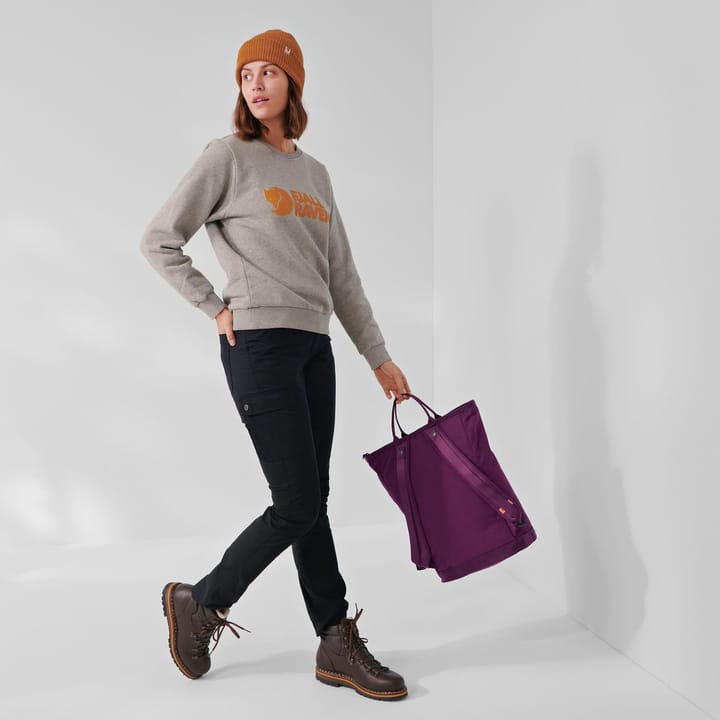 Fjällräven Women's Fjällräven Logo Sweater Mesa Purple Fjällräven