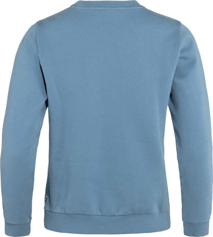 Fjällräven Women's Fjällräven Logo Sweater Dawn Blue/Terracotta Brown Fjällräven