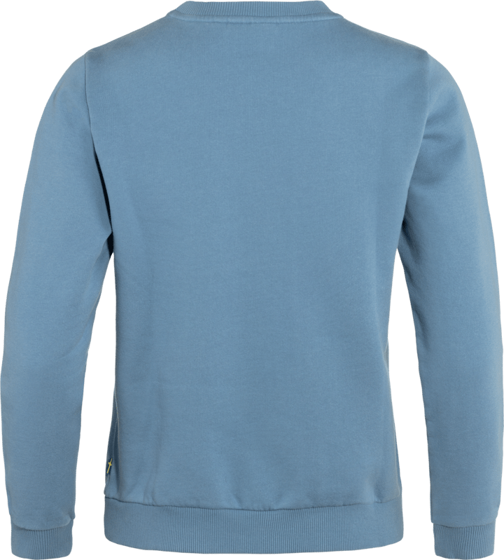 Women's Fjällräven Logo Sweater Dawn Blue-Terracotta Brown Fjällräven