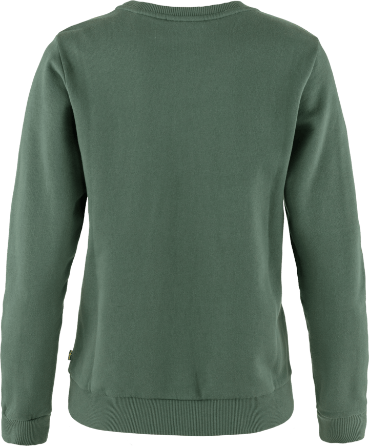 Fjällräven Women's Fjällräven Logo Sweater Deep Patina/Misty Green Fjällräven