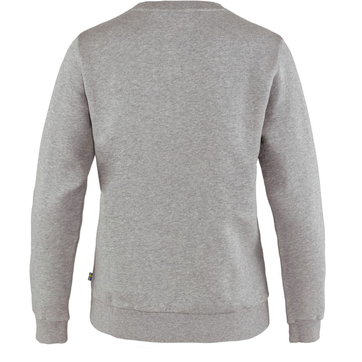 Fjällräven Women's Fjällräven Logo Sweater Grey Melange Fjällräven