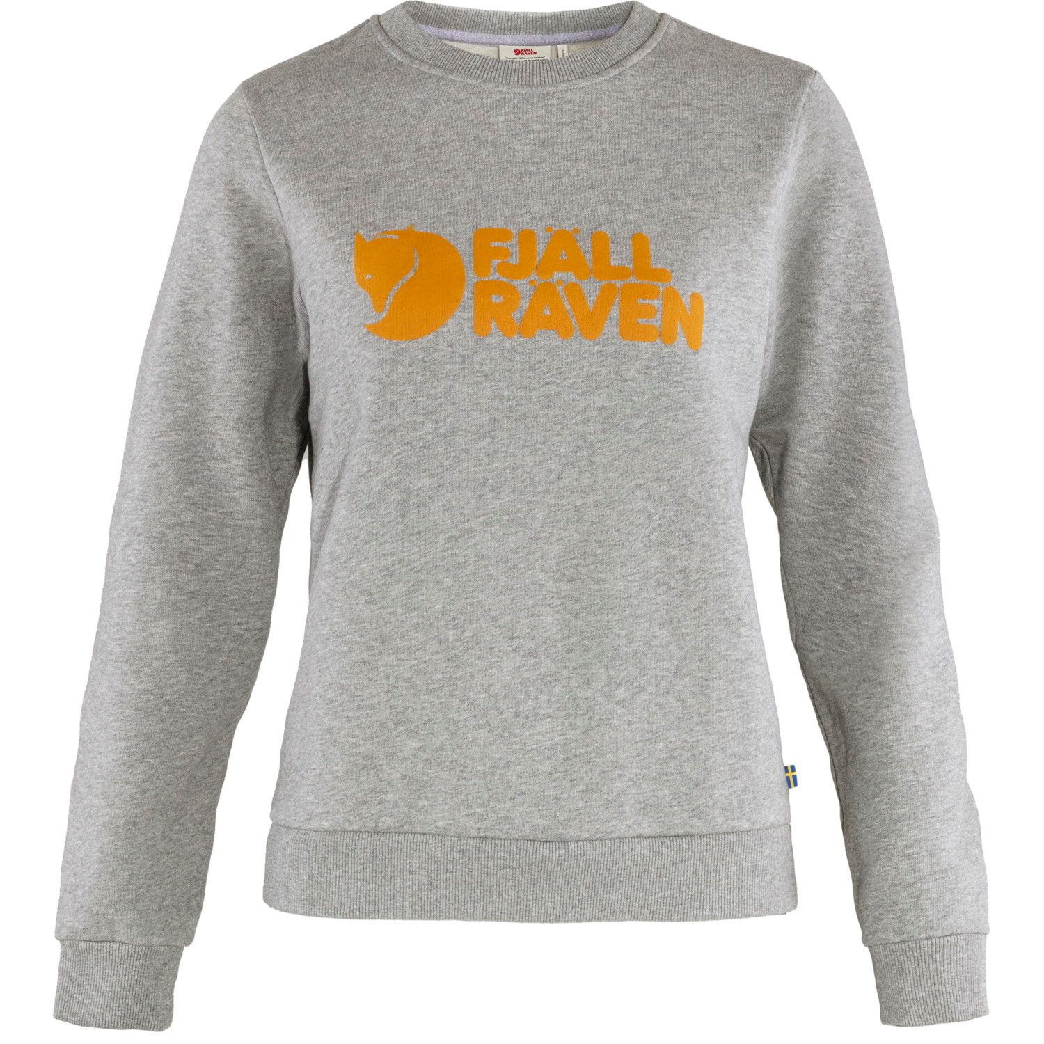 Fjällräven Women's Fjällräven Logo Sweater Grey-Melange