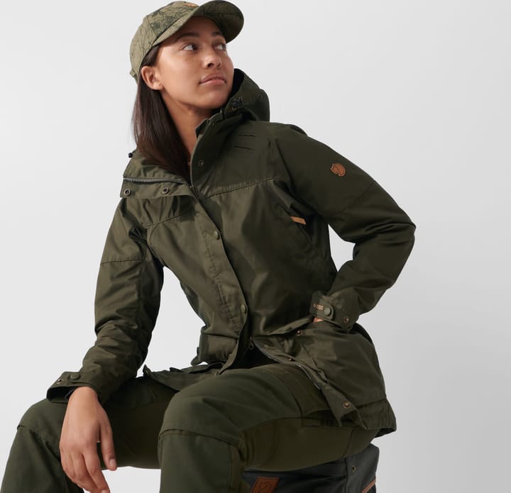Fjällräven Women's Forest Hybrid Jacket Dark Olive Fjällräven