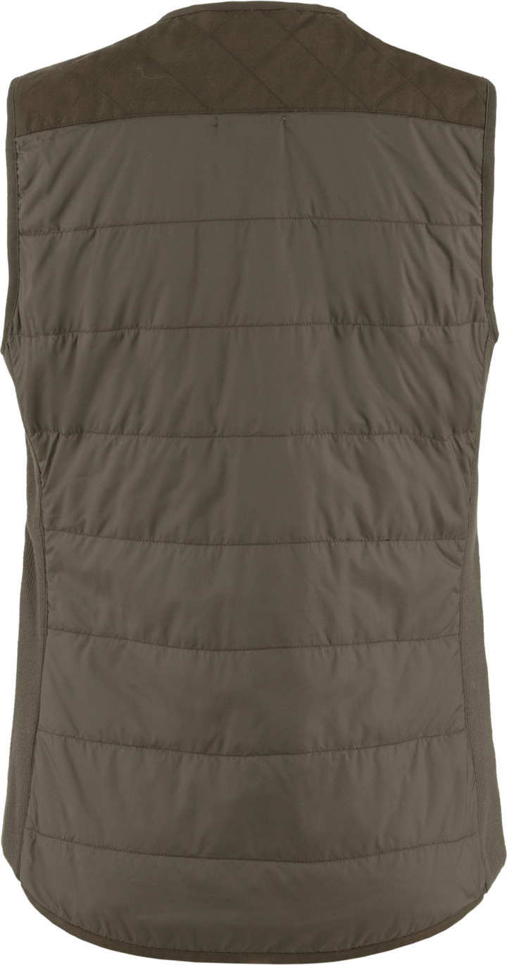 Fjällräven Women's Forest Wool Padded Vest Dark Olive Fjällräven