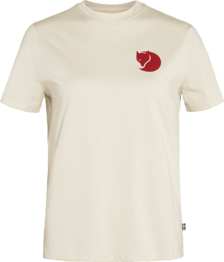 Fj ällräven Women's Fox Boxy Logo Tee Chalk White Fjällräven