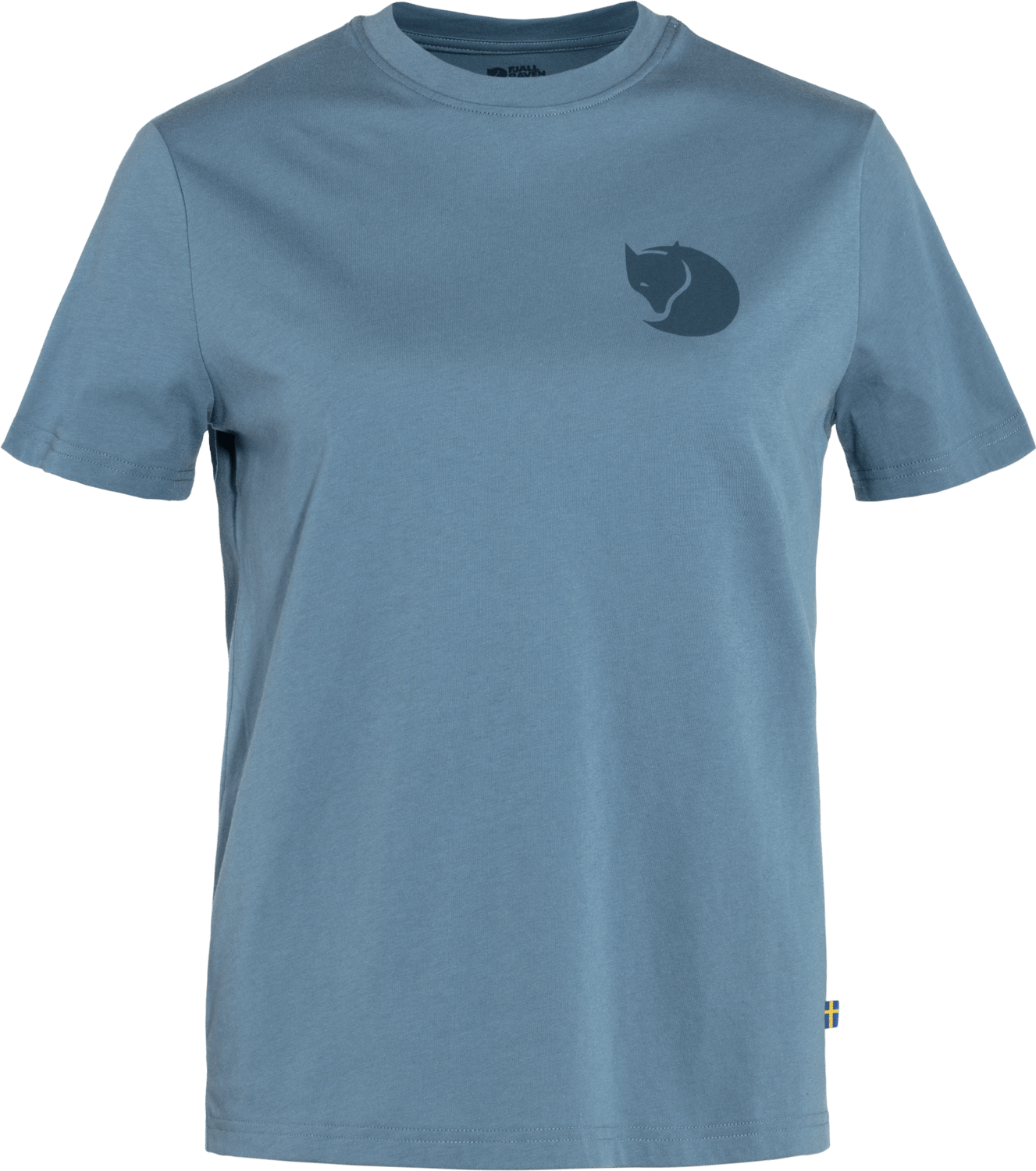 Fjällräven Women's Fox Boxy Logo Tee Dawn Blue