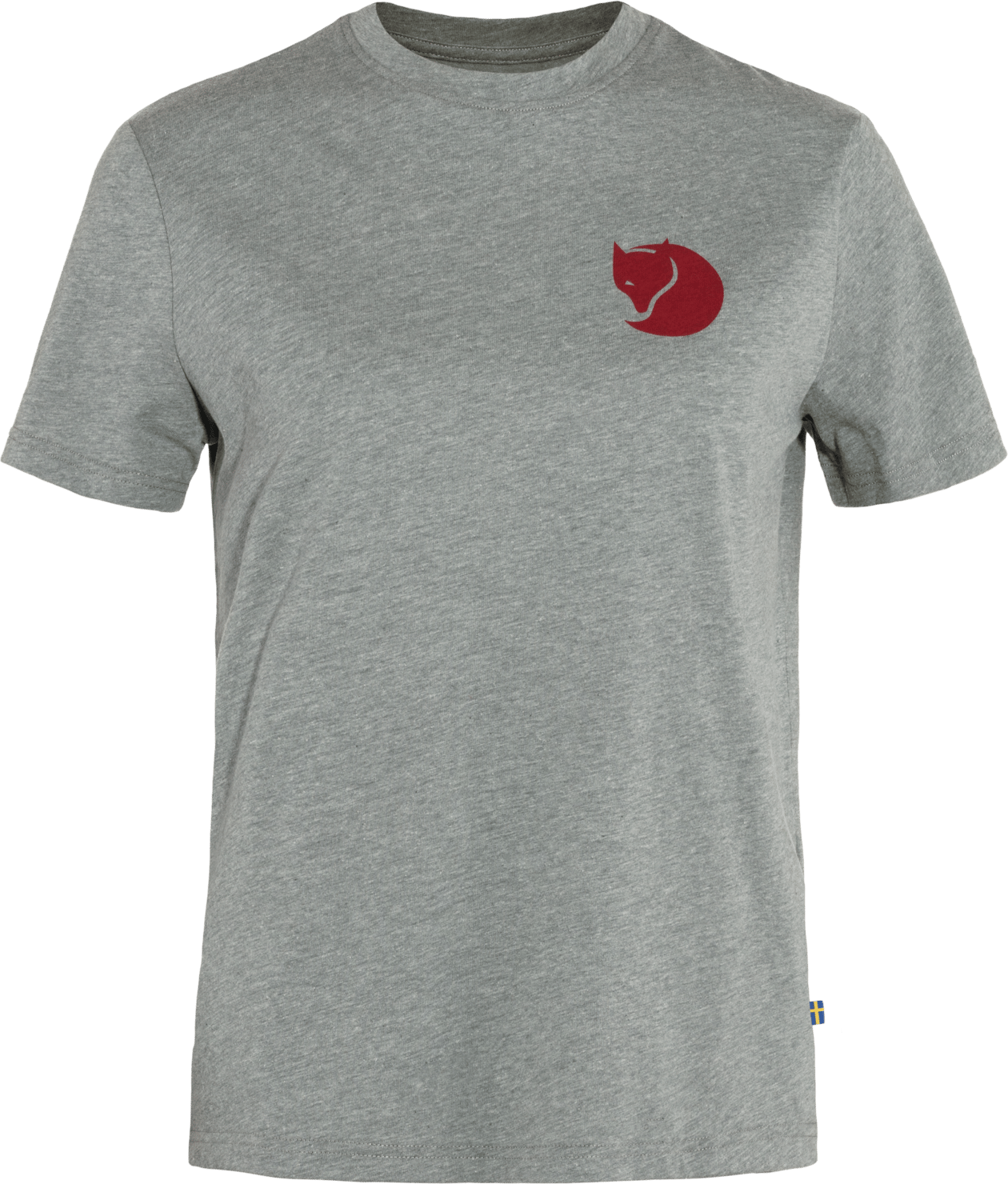Fjällräven Women's Fox Boxy Logo Tee Grey/Melange