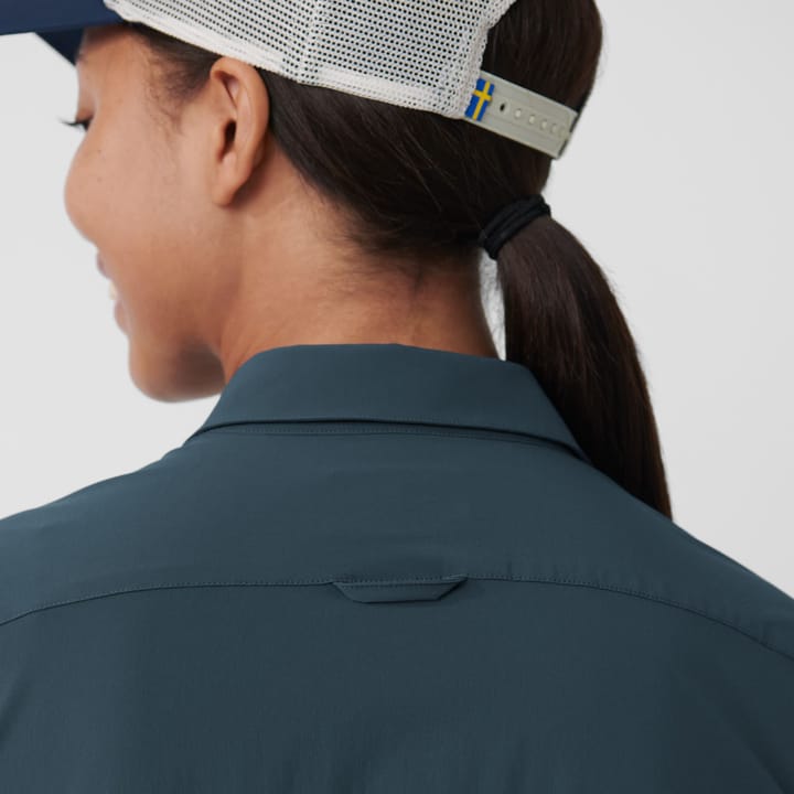 Fjällräven Women's High Coast Lite Shirt Short Sleeve Ultramarine Fjällräven