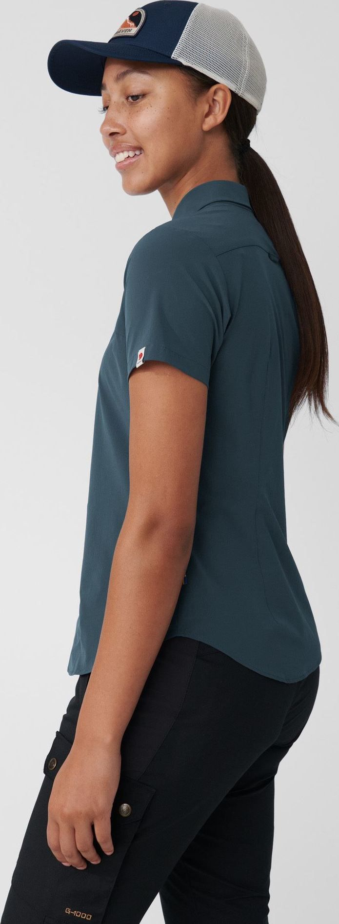 Fjällräven Women's High Coast Lite Shirt Short Sleeve Ultramarine Fjällräven