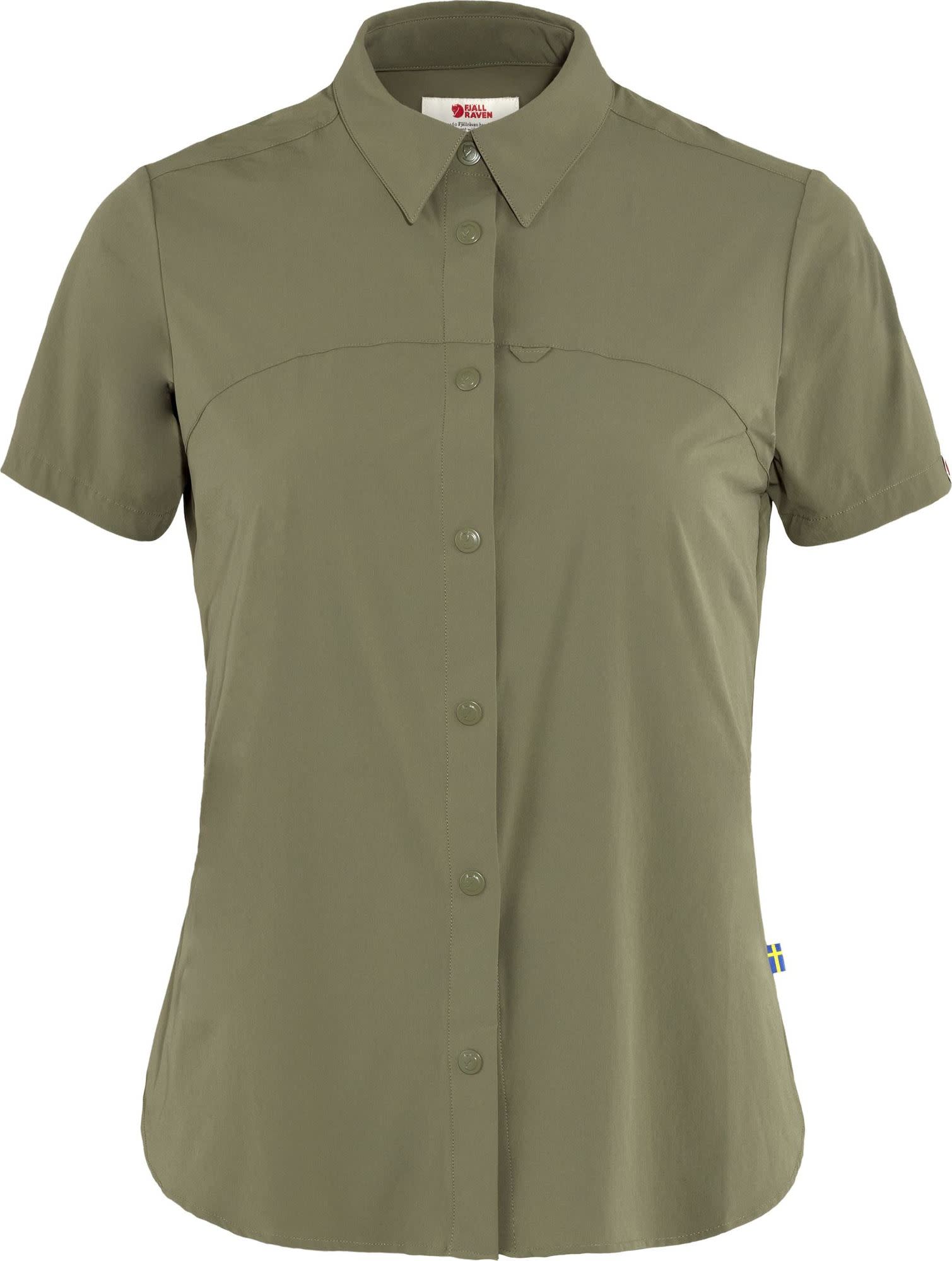 Fjällräven Women's High Coast Lite Shirt SS Green XL, Green