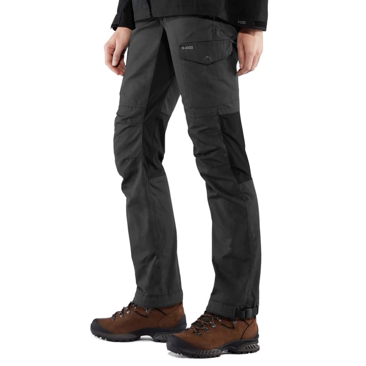 Fjällräven Women's Kaipak Trousers Curved Darkgarnet/Darkgrey Fjällräven