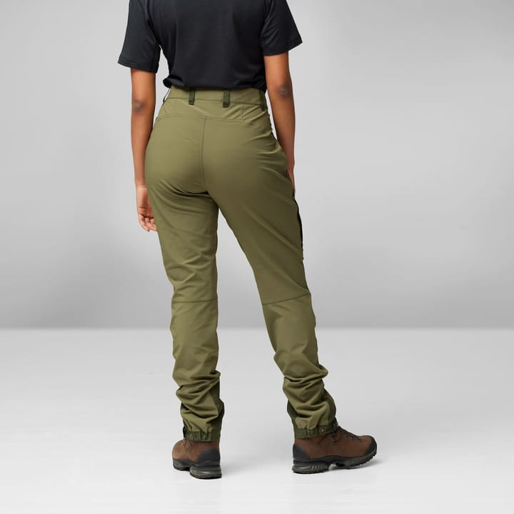 Fjällräven Women's Keb Agile Trousers Laurel Green-Deep Forest Fjällräven