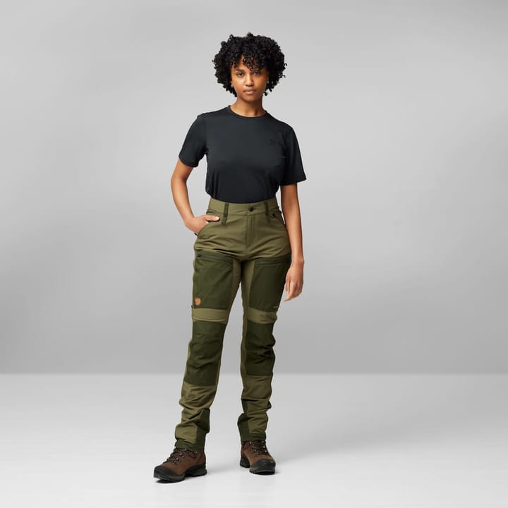 Fjällräven Women's Keb Agile Trousers Laurel Green-Deep Forest Fjällräven