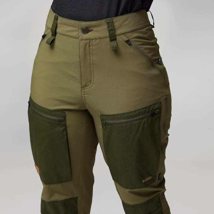 Fjällräven Women's Keb Agile Trousers Laurel Green-Deep Forest Fjällräven