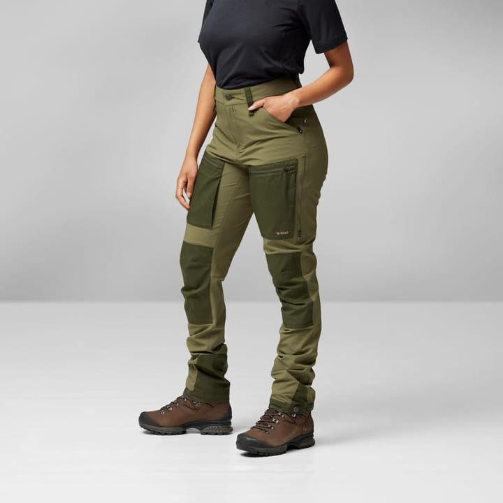 Fjällräven Women's Keb Agile Trousers Laurel Green-Deep Forest Fjällräven