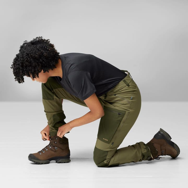 Fjällräven Women's Keb Agile Trousers Laurel Green-Deep Forest Fjällräven