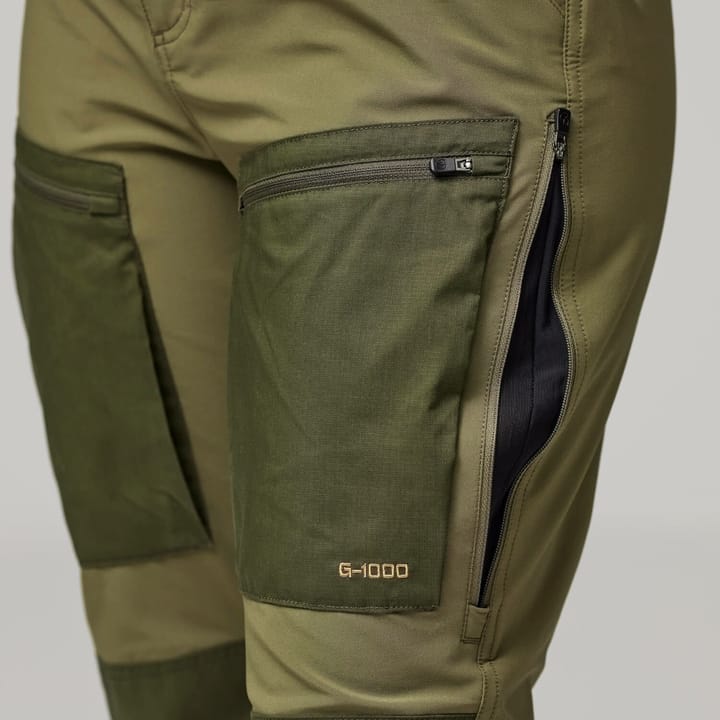 Fjällräven Women's Keb Agile Trousers Laurel Green-Deep Forest Fjällräven