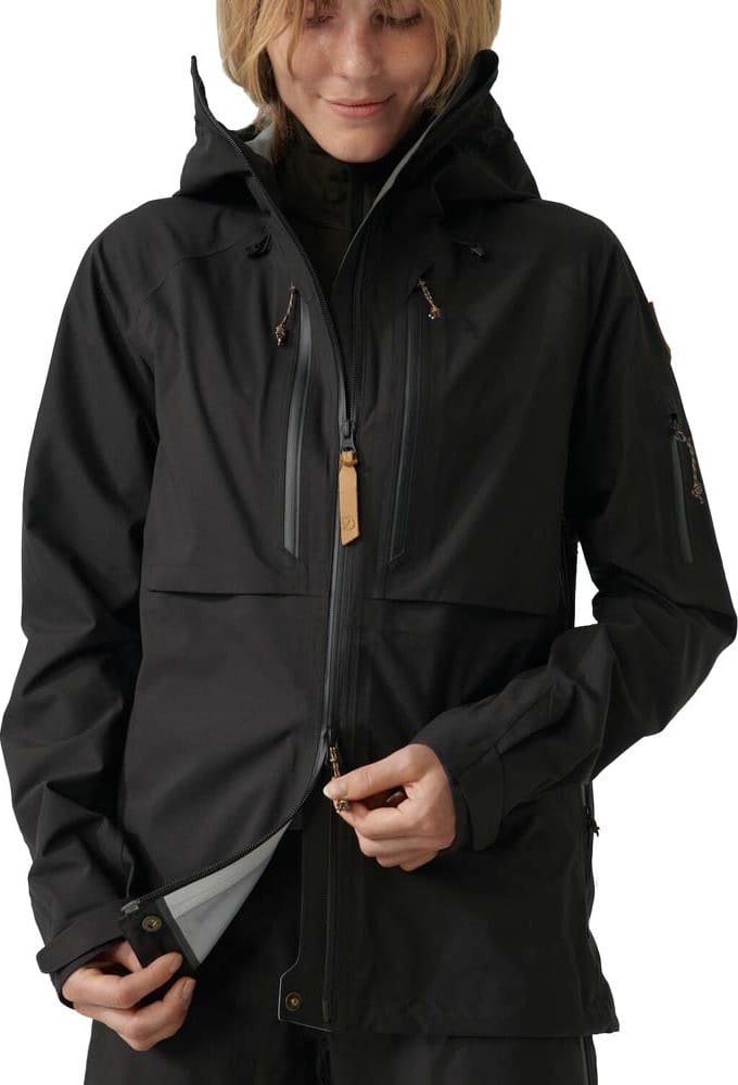 Fjällräven Women's Keb Eco-Shell Jacket Black Fjällräven